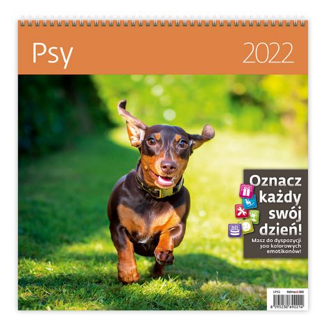 2024 Kalendarz Ścienny Narcissus Psy